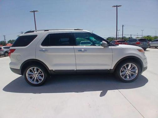White Platinum Metallic Tri-Coat 2014 Ford Explorer Limited