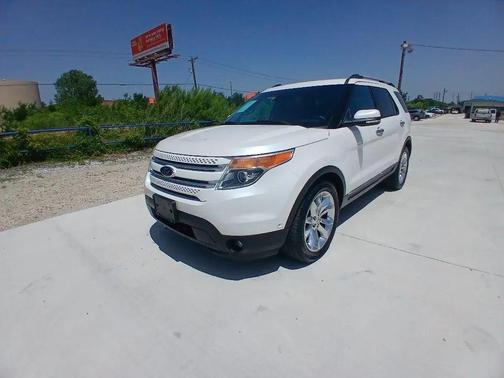 White Platinum Metallic Tri-Coat 2014 Ford Explorer Limited