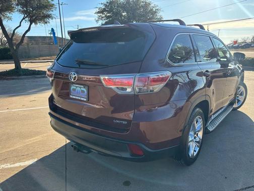 Red 2016 Toyota Highlander Limited