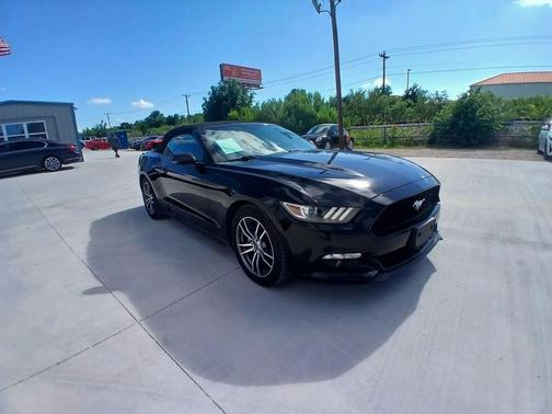 Shadow Black 2016 Ford Mustang EcoBoost Premium