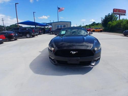 Shadow Black 2016 Ford Mustang EcoBoost Premium