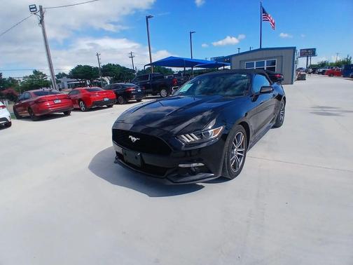 Shadow Black 2016 Ford Mustang EcoBoost Premium