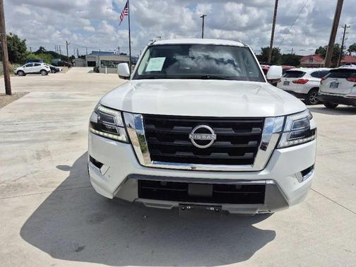 Aspen White Tricoat 2024 Nissan Armada SV 2WD