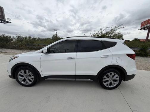 Frost White Pearl 2017 Hyundai Santa Fe Sport 2.0L Turbo Ultimate