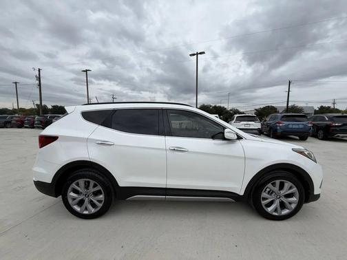 Frost White Pearl 2017 Hyundai Santa Fe Sport 2.0L Turbo Ultimate