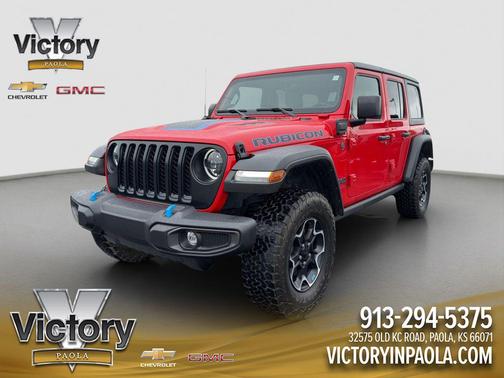 Firecracker Red Clearcoat 2023 Jeep Wrangler 4xe Rubicon