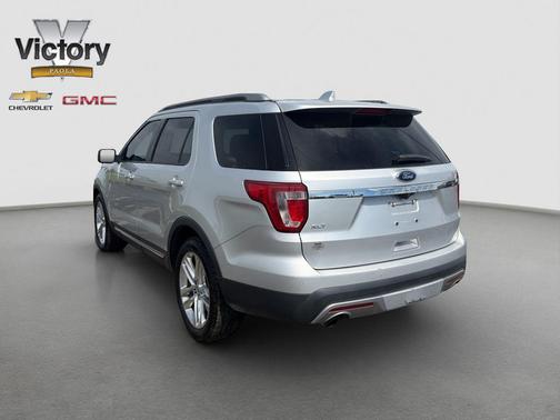 White Platinum Metallic Tri-Coat 2017 Ford Explorer XLT