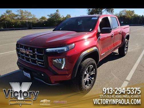 Volcanic Red 2025 GMC Canyon AT4