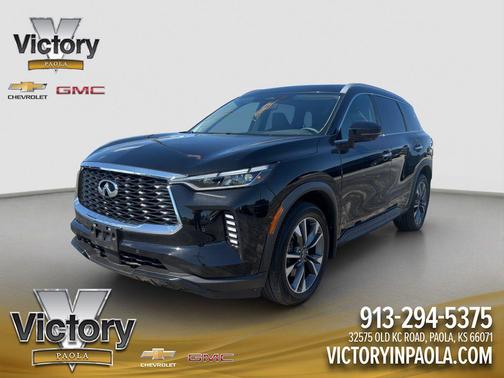 Mineral Black 2025 INFINITI QX60 Luxe