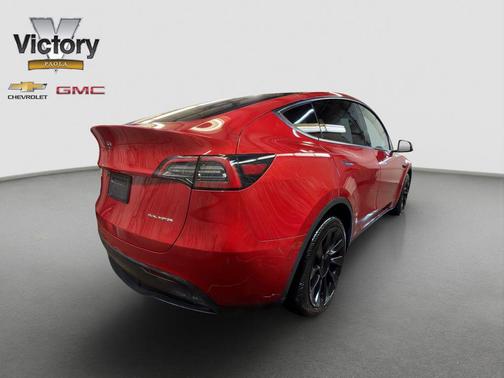 Red Multi-Coat 2023 Tesla Model Y Long Range Dual Motor All-Wheel Drive