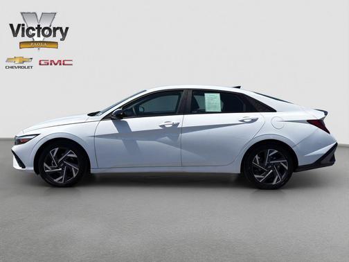 Serenity White 2025 Hyundai ELANTRA Sport