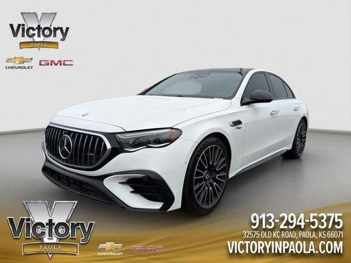 White 2025 Mercedes-Benz AMG E 53 E 4MATIC+