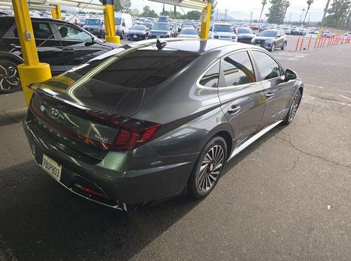 Portofino Gray 2022 Hyundai SONATA Hybrid SE