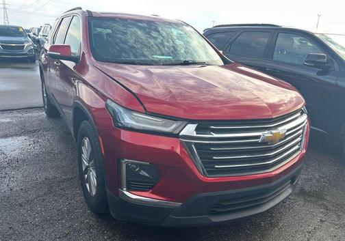 Radiant Red Tintcoat 2023 Chevrolet Traverse LT Cloth