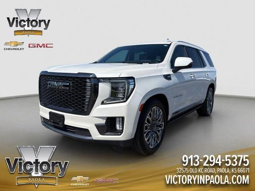 White Frost Tri-Coat 2023 GMC Yukon Denali Ultimate