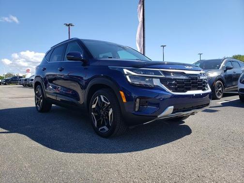 Dark Ocean Blue 2024 Kia Seltos SX DCT AWD