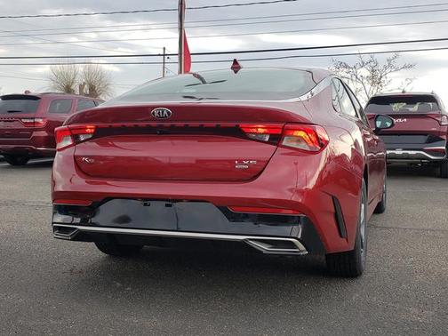 Passion Red 2021 Kia K5 LXS Auto AWD