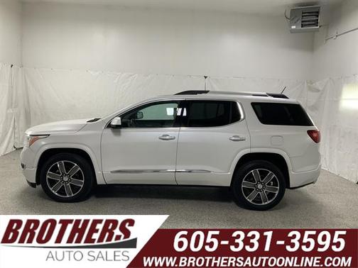 White Frost 2018 GMC Acadia Denali
