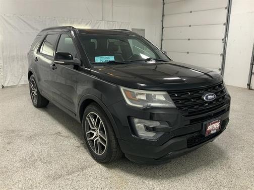 Shadow Black 2017 Ford Explorer sport