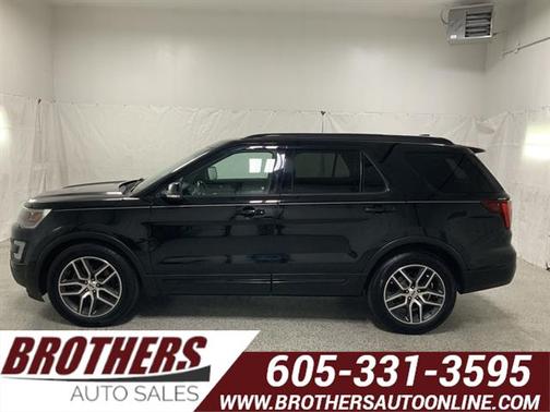 Shadow Black 2017 Ford Explorer sport