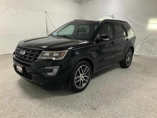Shadow Black 2017 Ford Explorer sport