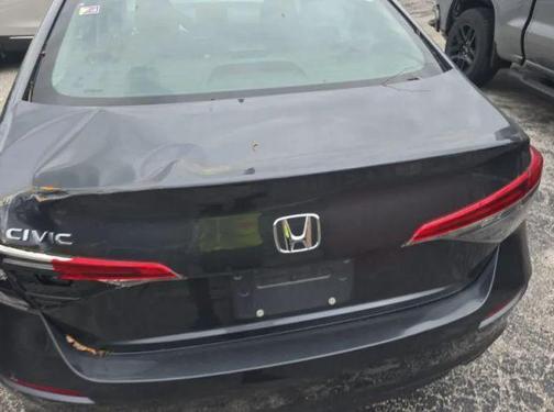 Gray 2022 Honda Civic LX