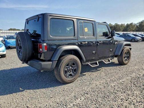 Black 2025 Jeep Wrangler Sport