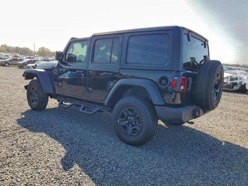 Black 2025 Jeep Wrangler Sport