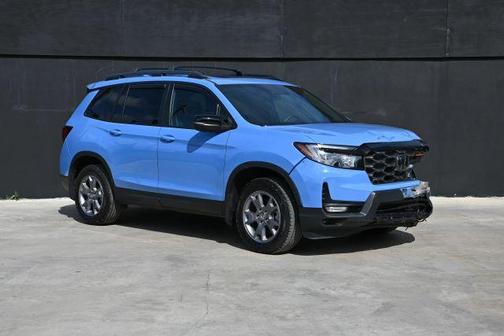 Blue 2025 Honda Passport TrailSport