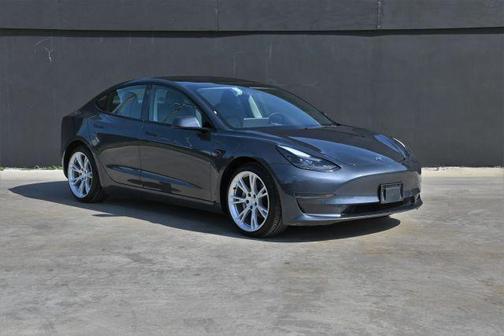 Gray 2022 Tesla Model 3 Base