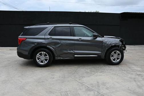 Gray 2024 Ford Explorer XLT