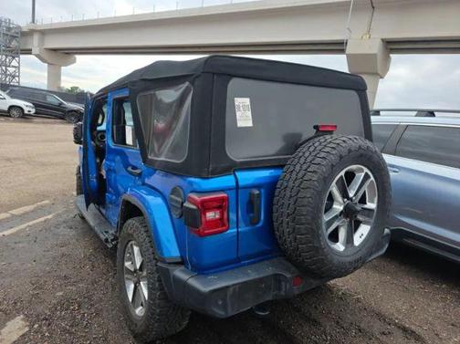 Blue 2021 Jeep Wrangler Unlimited Sahara