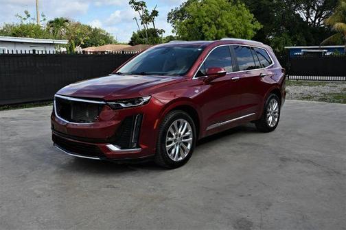 Red 2020 Cadillac XT6 Premium Luxury FWD
