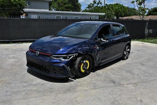Atlantic Blue 2024 Volkswagen Golf GTI 2.0T S