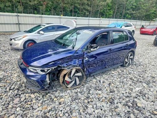 Atlantic Blue 2024 Volkswagen Golf GTI 2.0T S