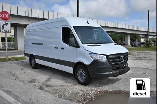 White 2021 Mercedes-Benz Sprinter 2500 HIGH ROOF W/170 WB