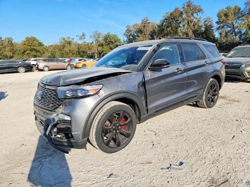 Gray 2024 Ford Explorer ST