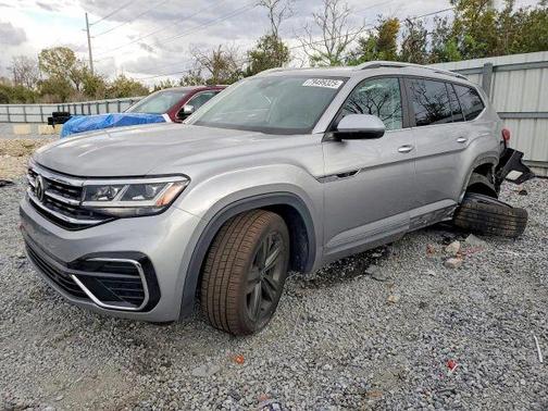 Pyrite Silver Metallic 2022 Volkswagen Atlas 3.6 V6 SEL R-Line