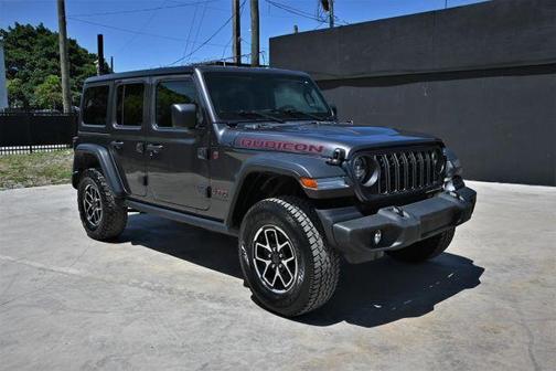 Gray 2024 Jeep Wrangler Rubicon