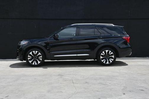 Black 2025 Ford Explorer Platinum