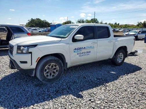 Glacier White 2024 Nissan Frontier SV