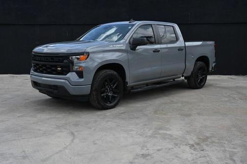Gray 2024 Chevrolet Silverado 1500 Custom