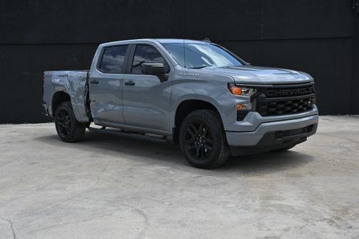 Gray 2024 Chevrolet Silverado 1500 Custom