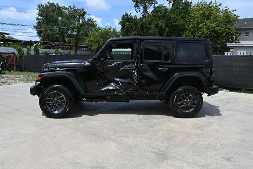 Black 2025 Jeep Wrangler Sahara
