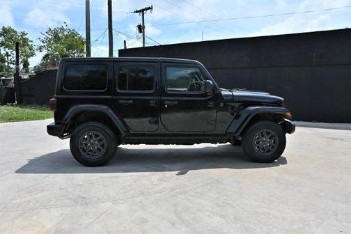 Black 2025 Jeep Wrangler Sahara