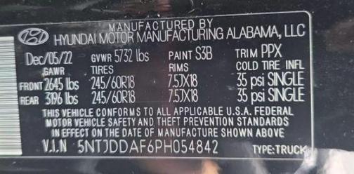 2023 Hyundai SANTA CRUZ 2.5T SEL Premium