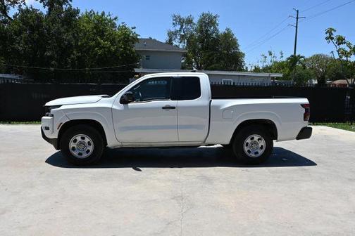 Glacier White 2024 Nissan Frontier S