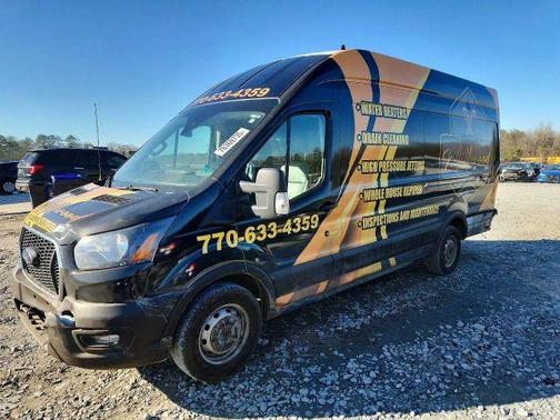 Black 2023 Ford Transit-350 Base