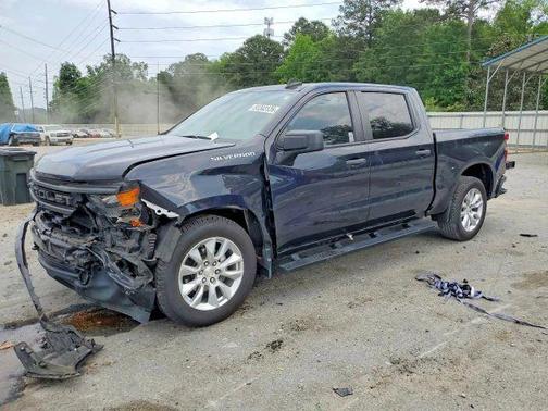 Blue 2022 Chevrolet Silverado 1500 Custom