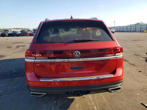 Aurora Red Metallic 2025 Volkswagen Atlas 2.0T SE w/Technology